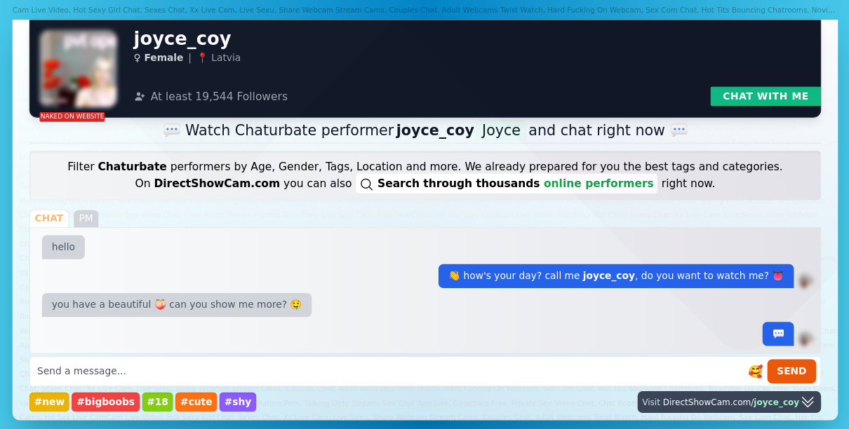 joyce_coy chaturbate live webcam chat