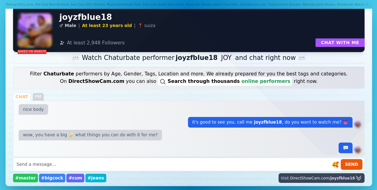 joyzfblue18 chaturbate live webcam chat