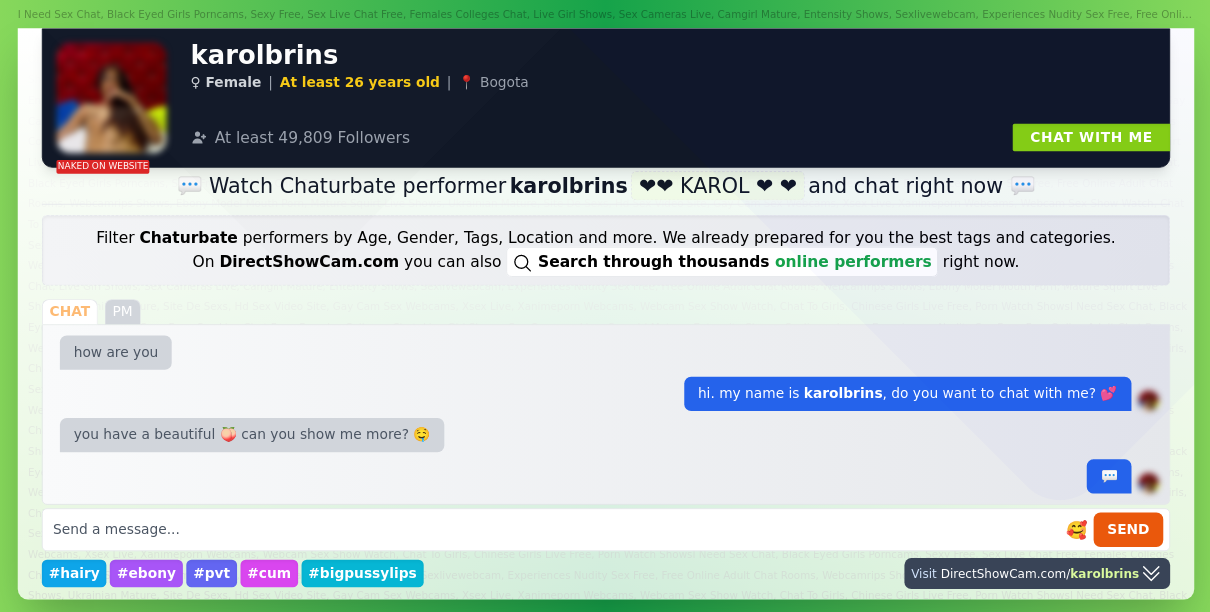 karolbrins chaturbate live webcam chat