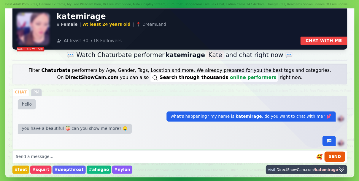 katemirage chaturbate live webcam chat