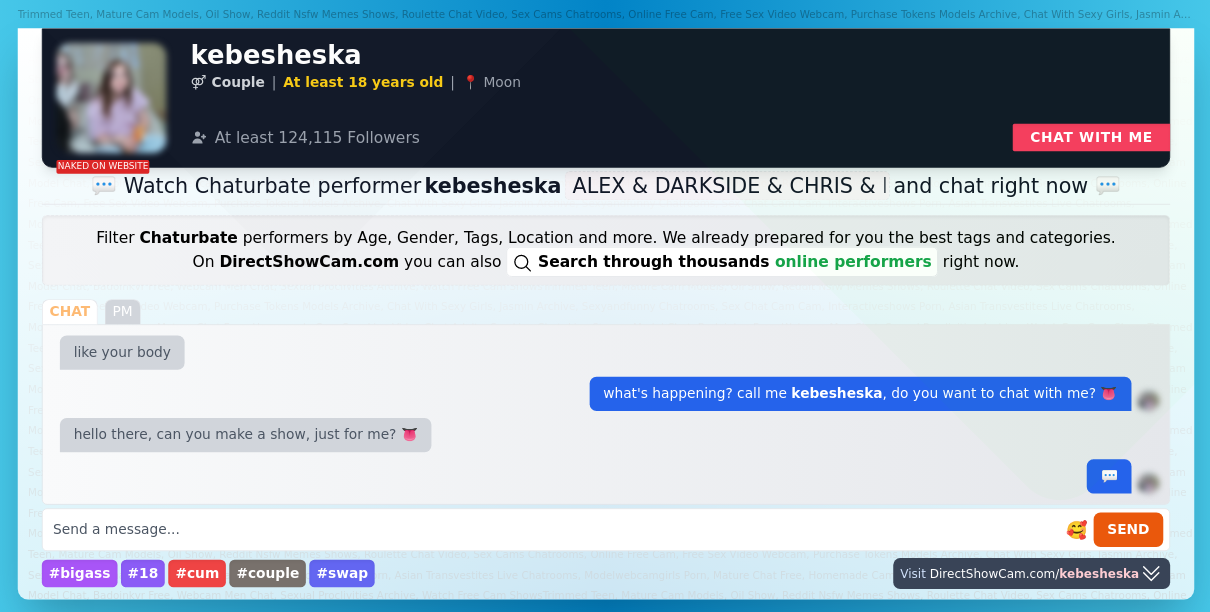 kebesheska chaturbate live webcam chat