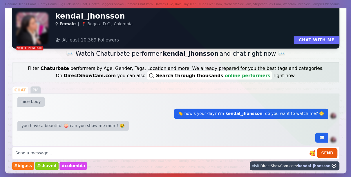 kendal_jhonsson chaturbate live webcam chat
