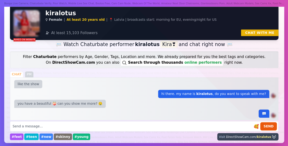 kiralotus chaturbate live webcam chat