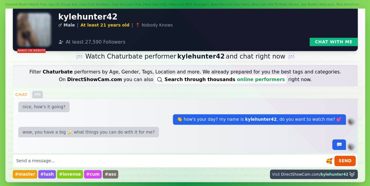 kylehunter42 chaturbate live webcam chat