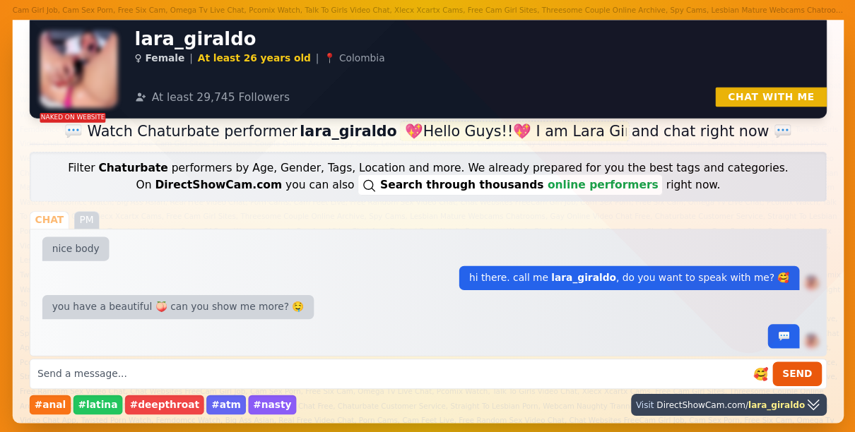 lara_giraldo chaturbate live webcam chat
