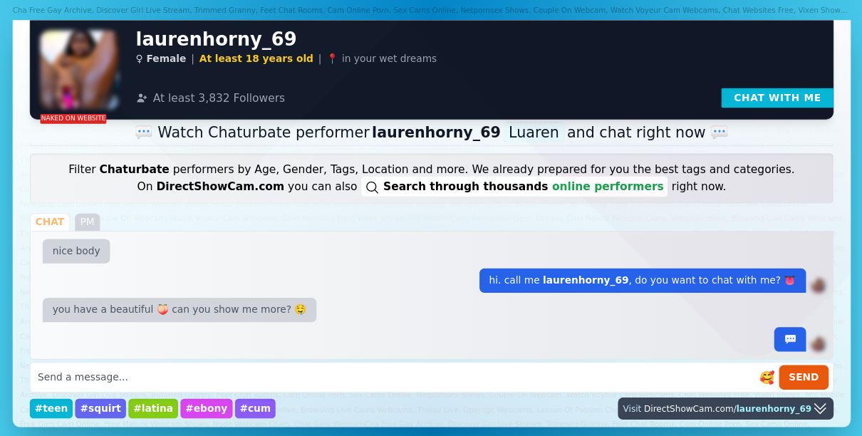 laurenhorny_69 chaturbate live webcam chat