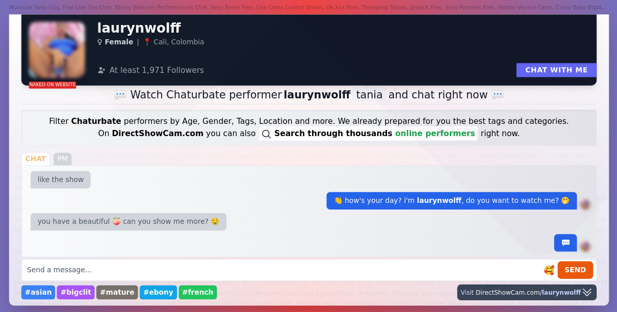 laurynwolff chaturbate live webcam chat