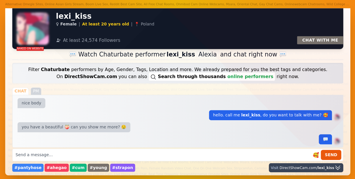 lexi_kiss chaturbate live webcam chat