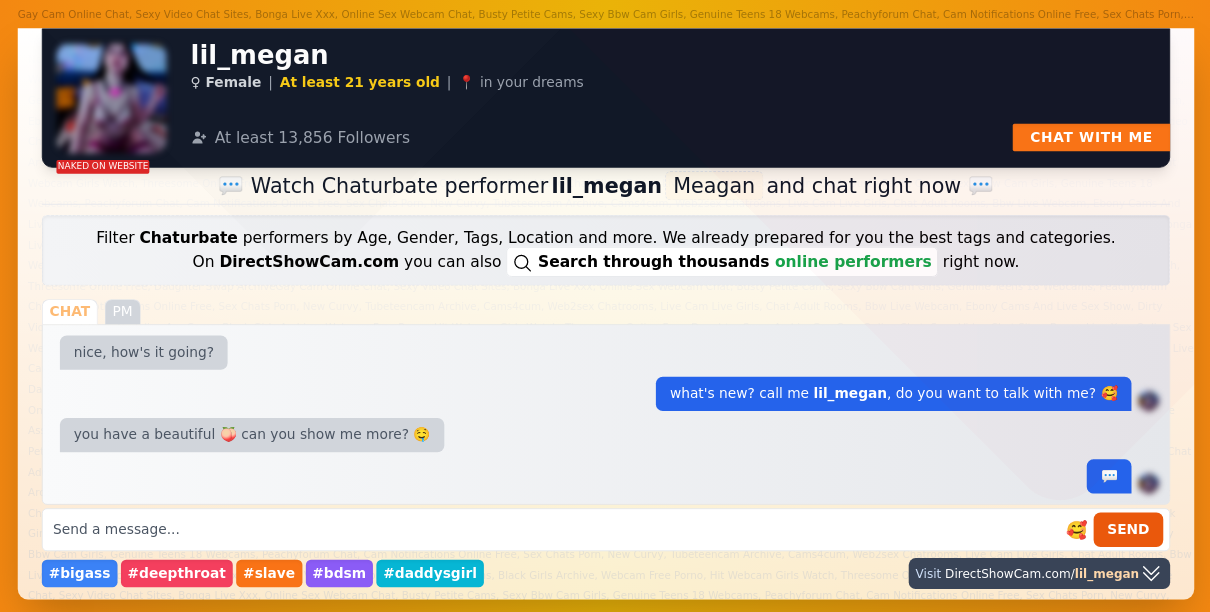 lil_megan chaturbate live webcam chat
