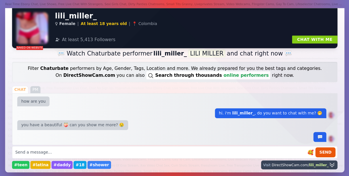 lili_miller_ chaturbate live webcam chat