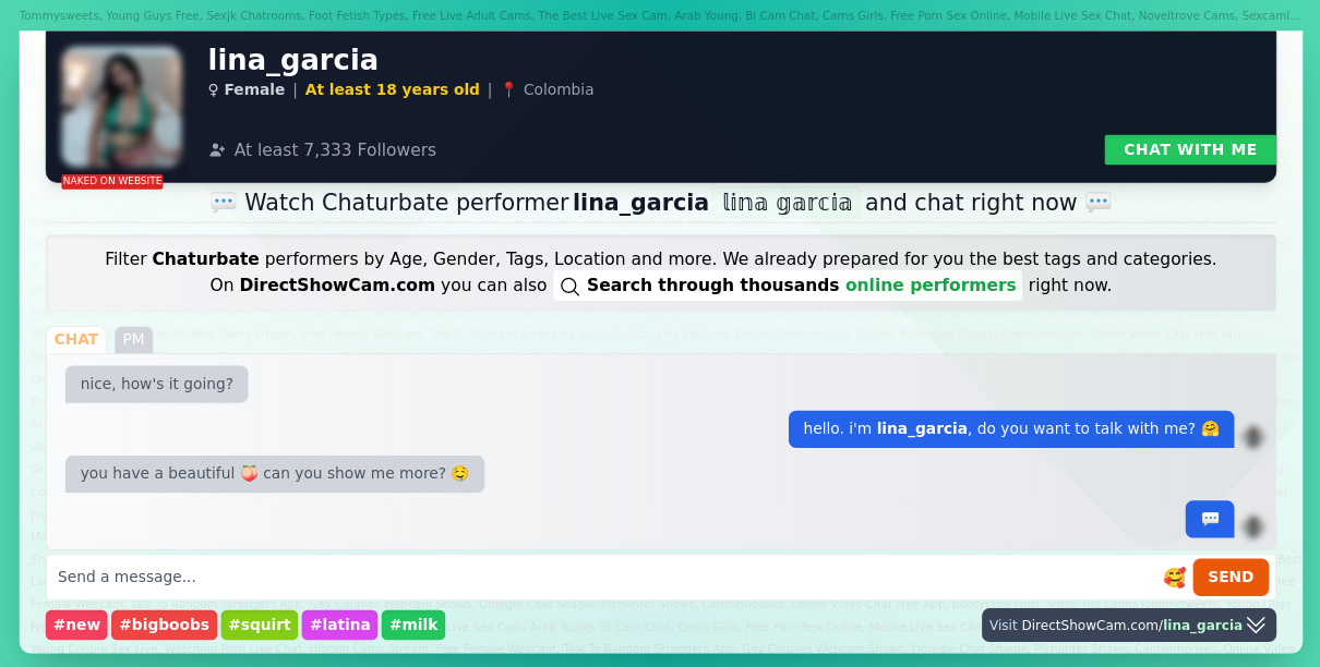 lina_garcia chaturbate live webcam chat