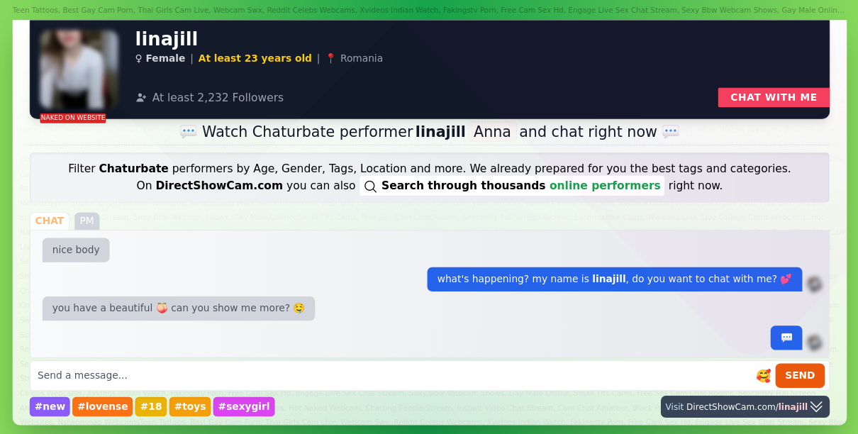 linajill chaturbate live webcam chat