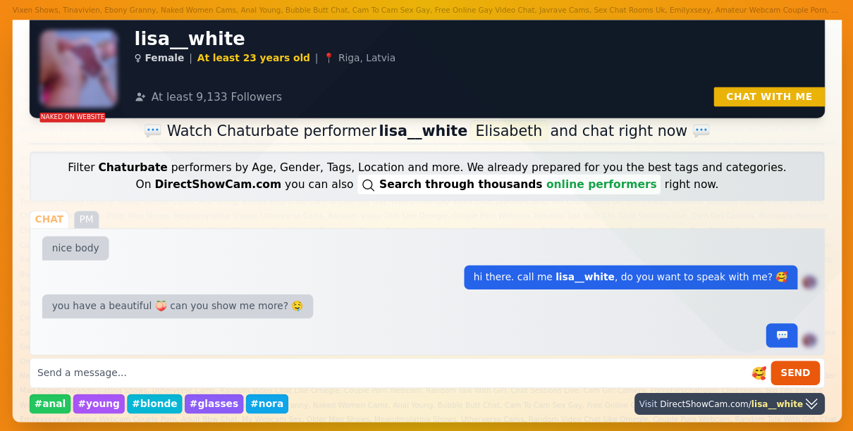 lisa__white chaturbate live webcam chat