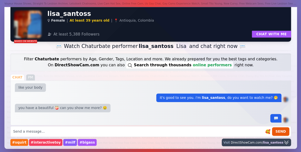 lisa_santoss chaturbate live webcam chat