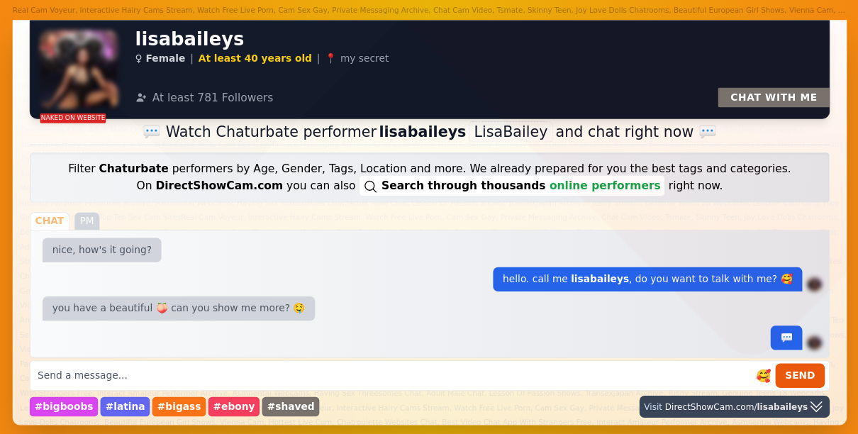 lisabaileys chaturbate live webcam chat