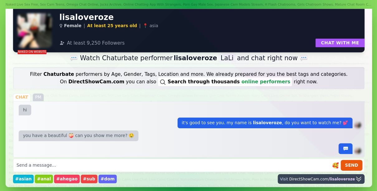 lisaloveroze chaturbate live webcam chat