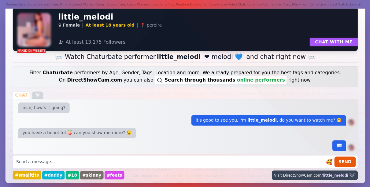 little_melodi chaturbate live webcam chat