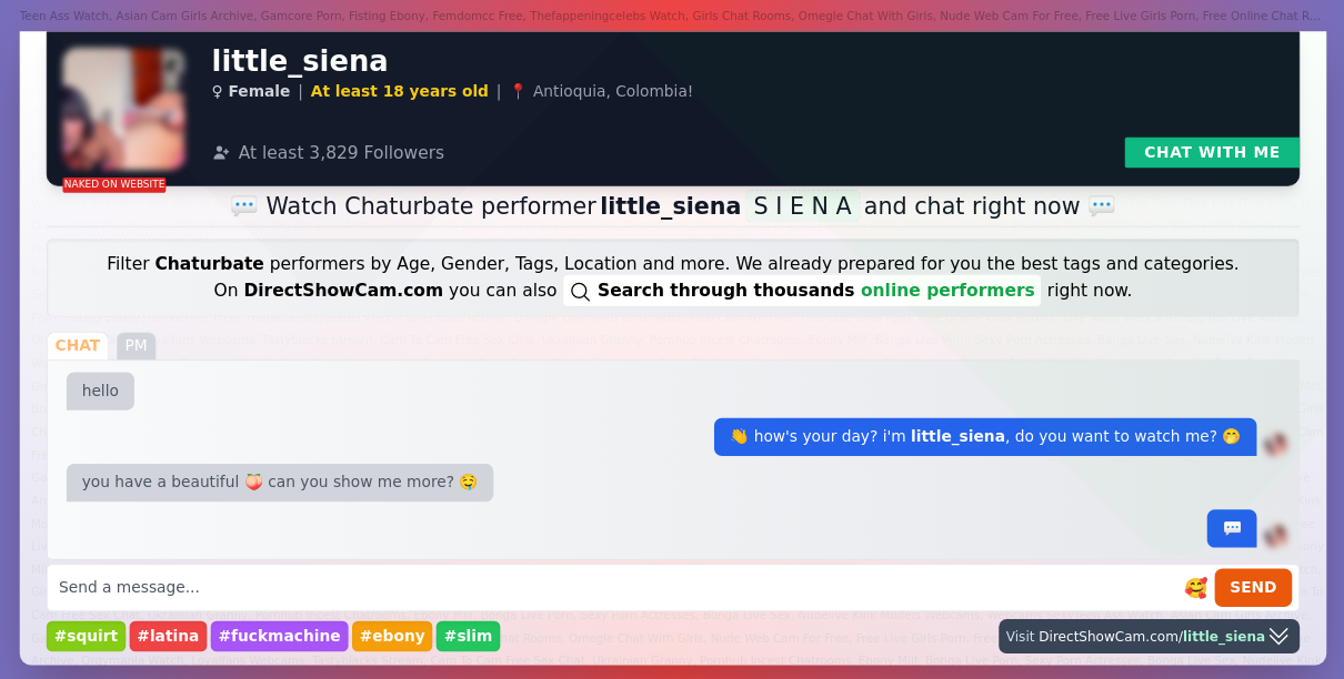 little_siena chaturbate live webcam chat