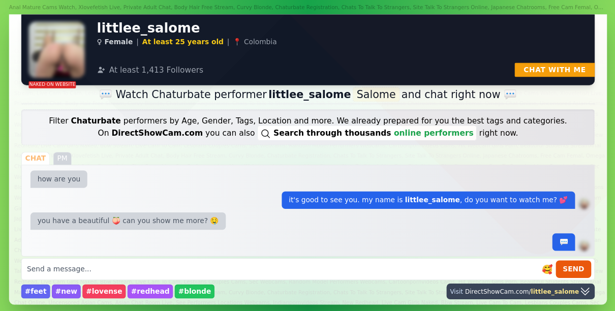 littlee_salome chaturbate live webcam chat