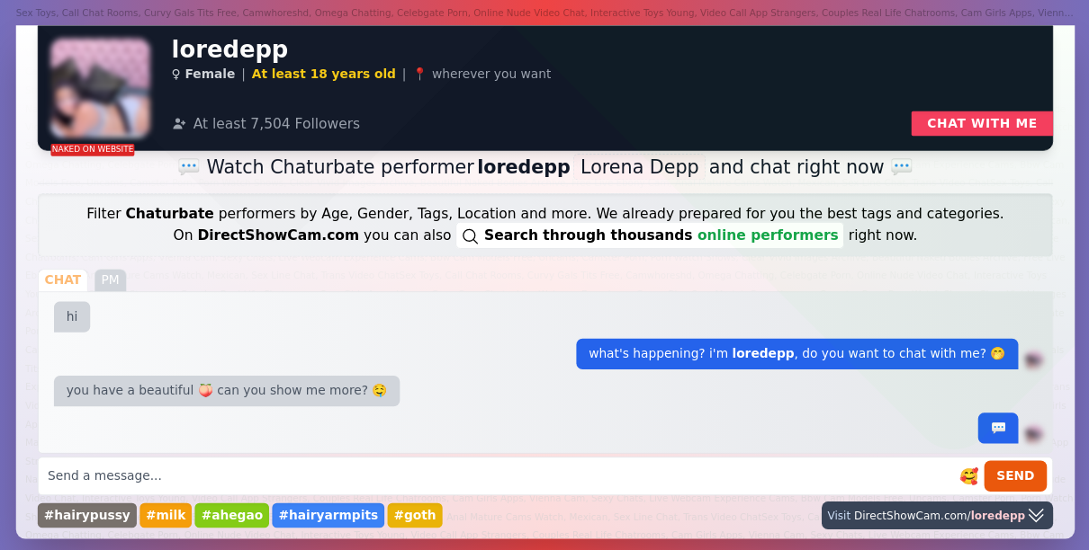loredepp chaturbate live webcam chat