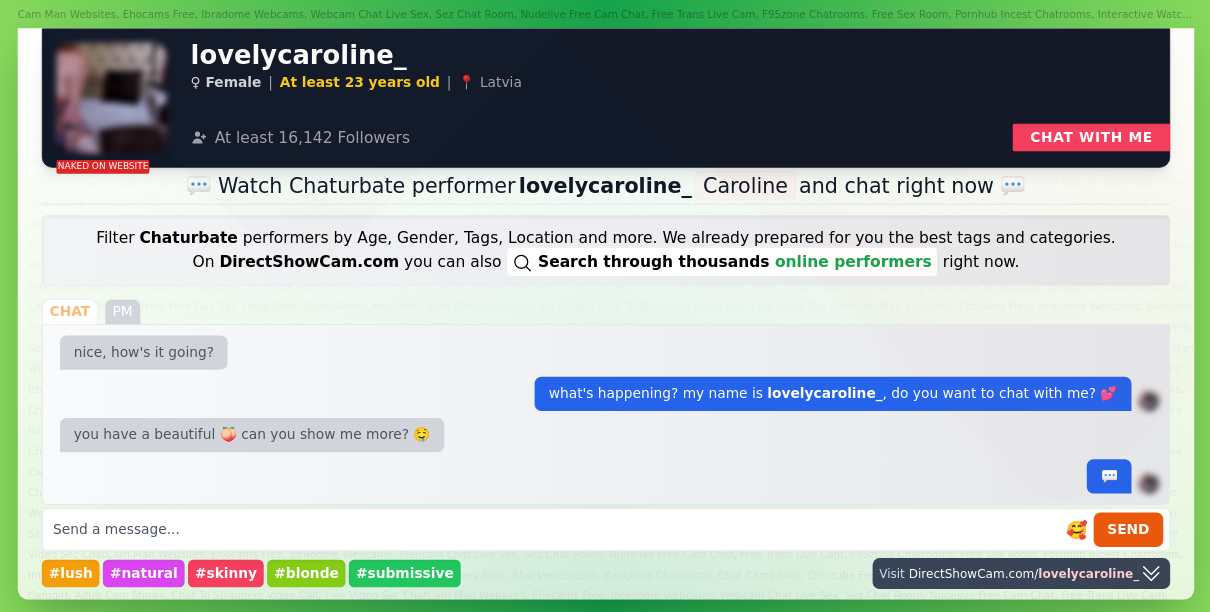 lovelycaroline_ chaturbate live webcam chat