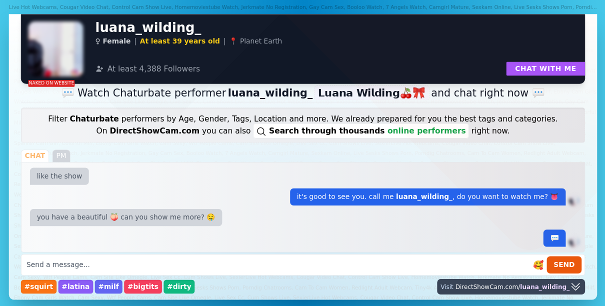 luana_wilding_ chaturbate live webcam chat