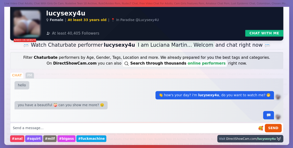 lucysexy4u chaturbate live webcam chat