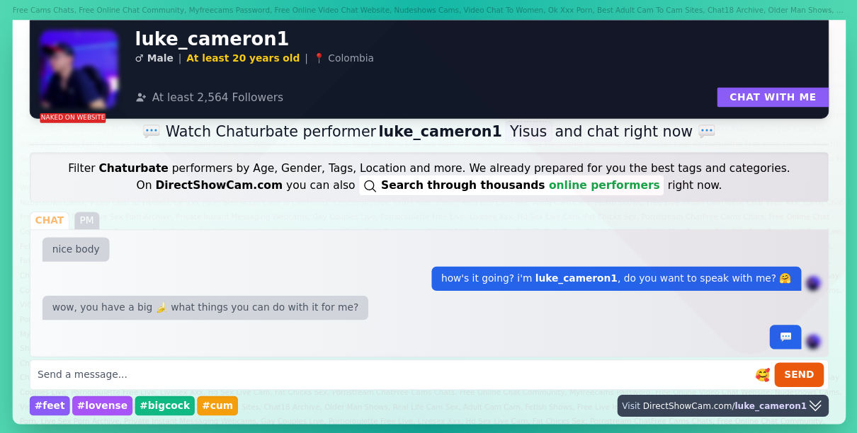 luke_cameron1 chaturbate live webcam chat