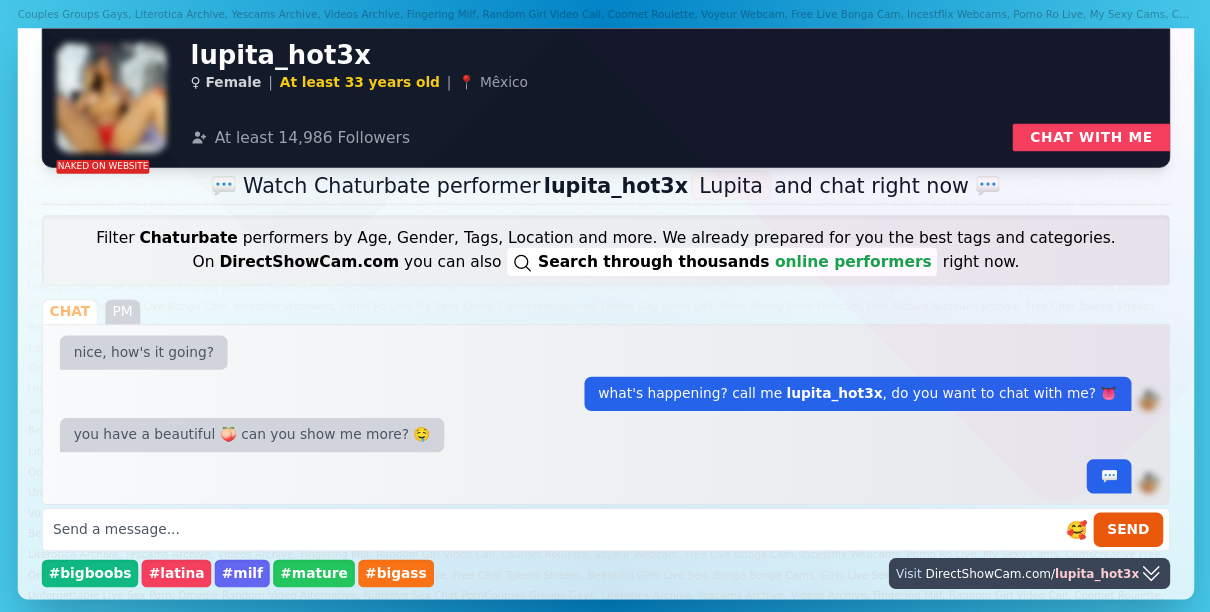 lupita_hot3x chaturbate live webcam chat