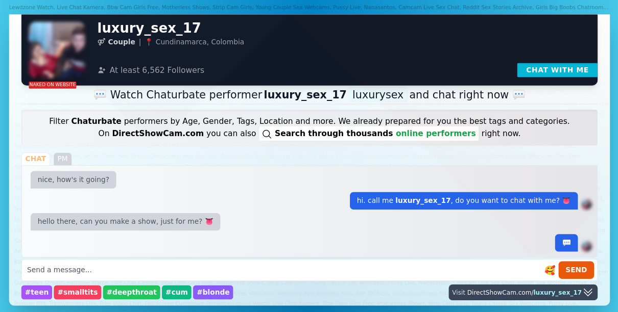 luxury_sex_17 chaturbate live webcam chat