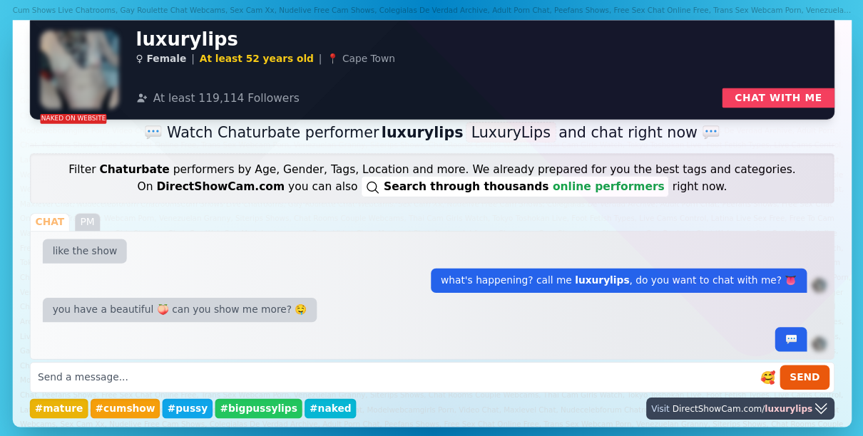 luxurylips chaturbate live webcam chat
