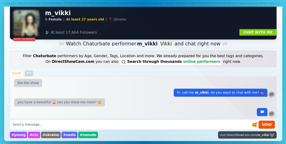 m_vikki chaturbate live webcam chat
