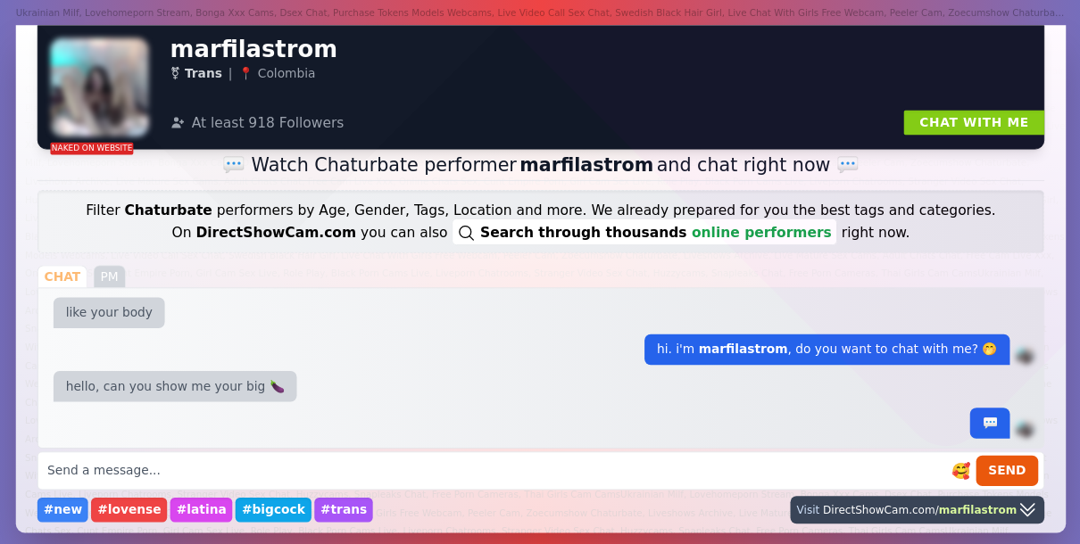marfilastrom chaturbate live webcam chat