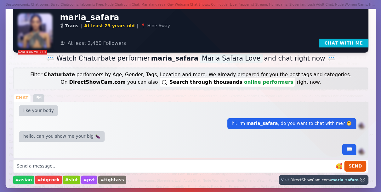maria_safara chaturbate live webcam chat