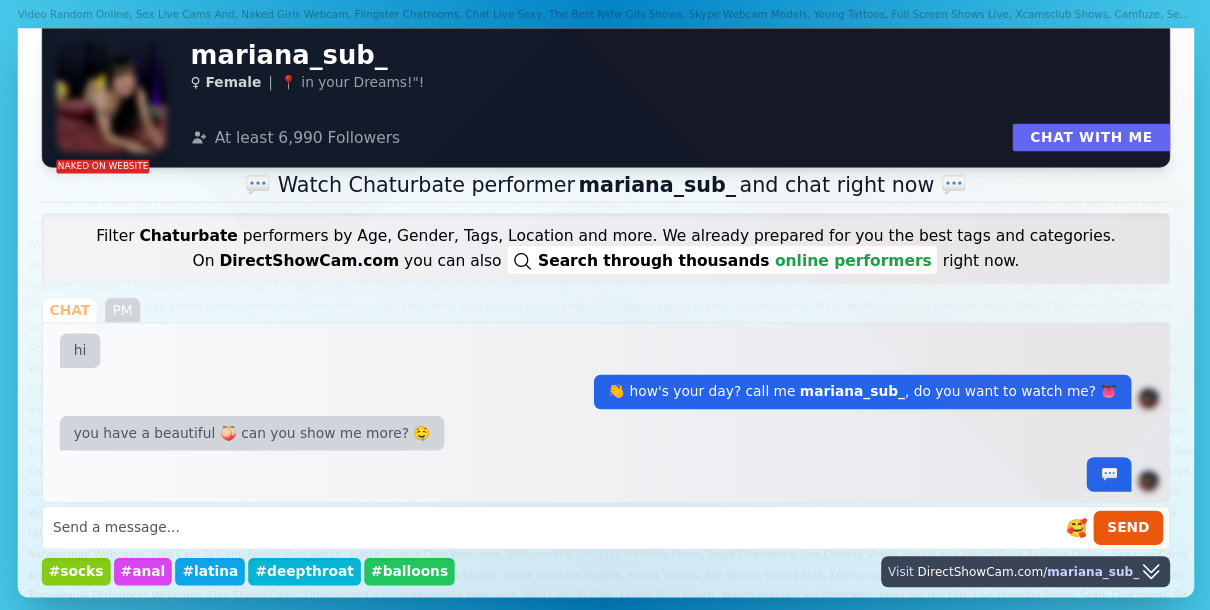 mariana_sub_ chaturbate live webcam chat