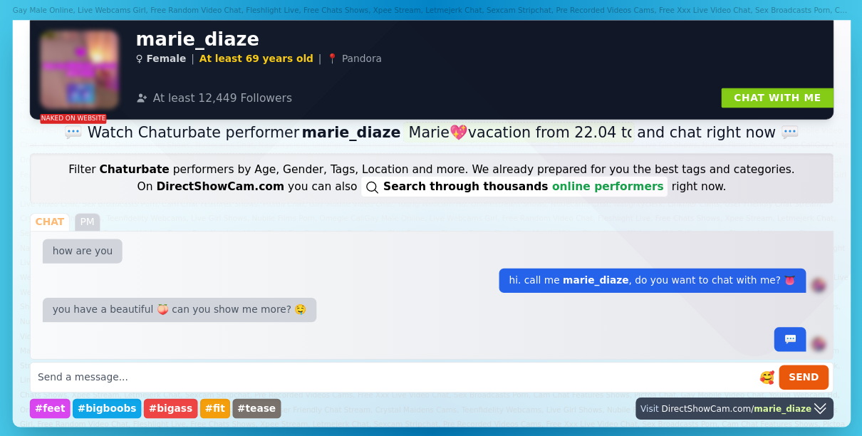 marie_diaze chaturbate live webcam chat