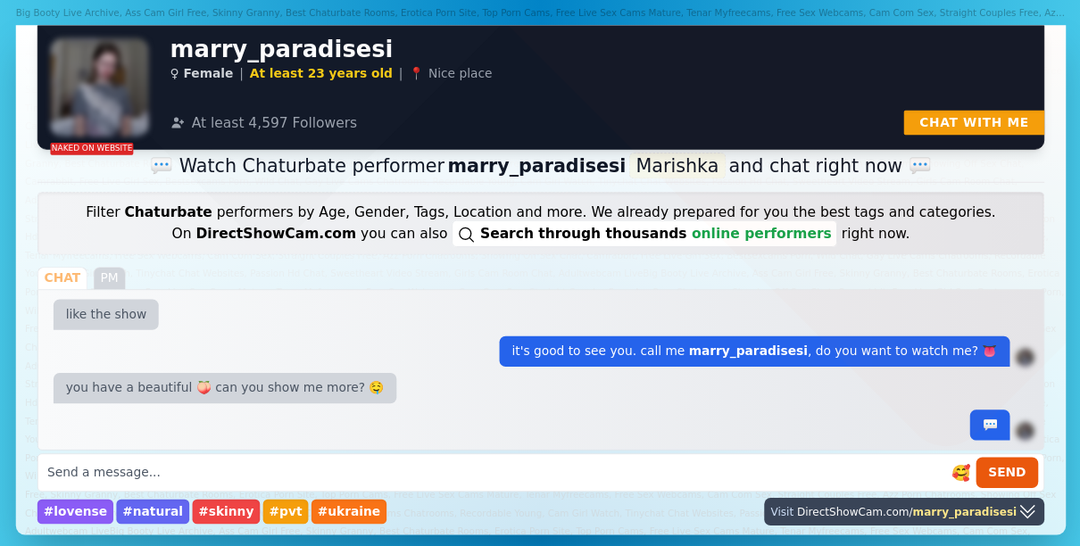 marry_paradisesi chaturbate live webcam chat