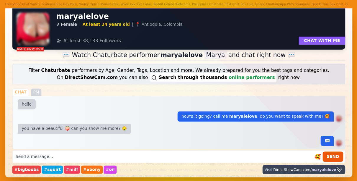 maryalelove chaturbate live webcam chat