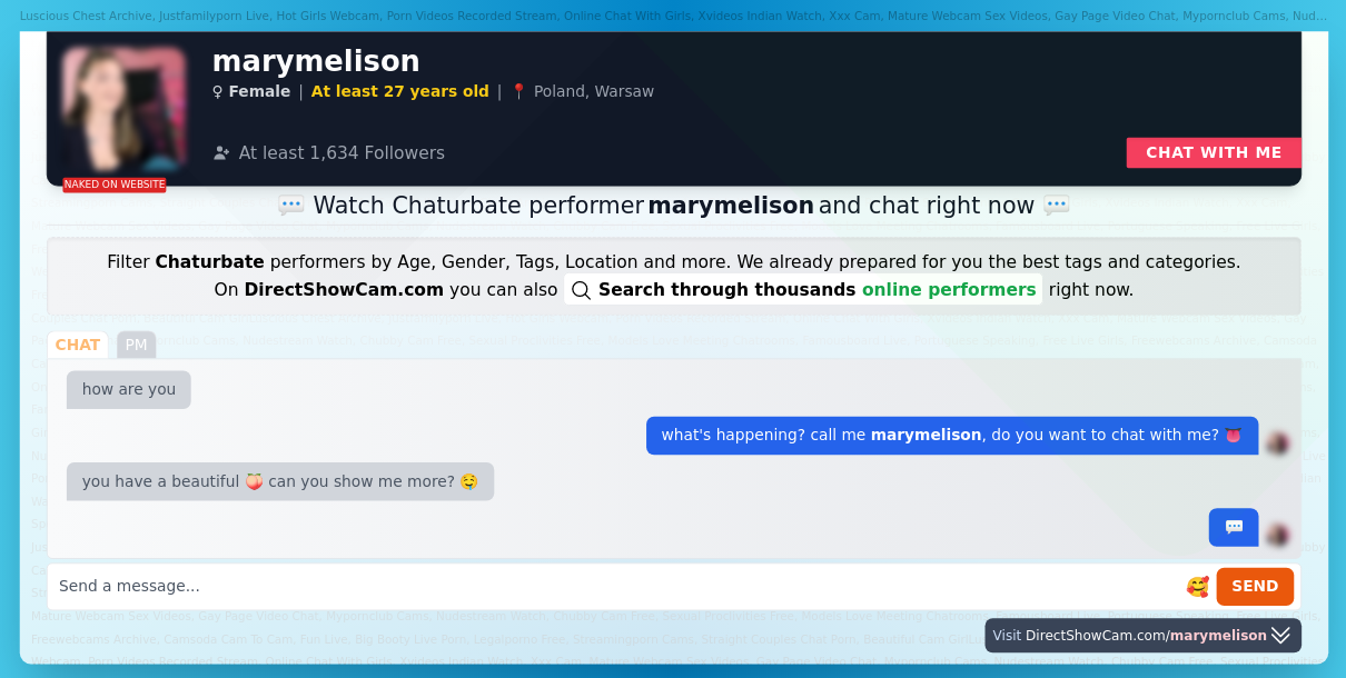 marymelison chaturbate live webcam chat