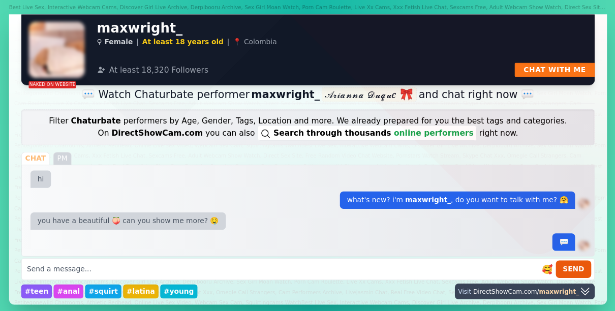maxwright_ chaturbate live webcam chat