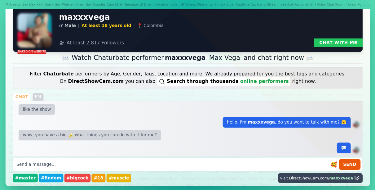 maxxxvega chaturbate live webcam chat