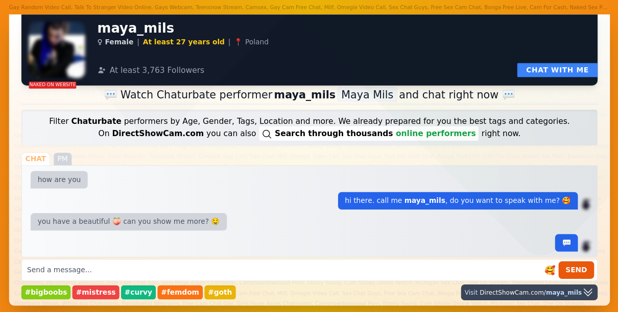 maya_mils chaturbate live webcam chat