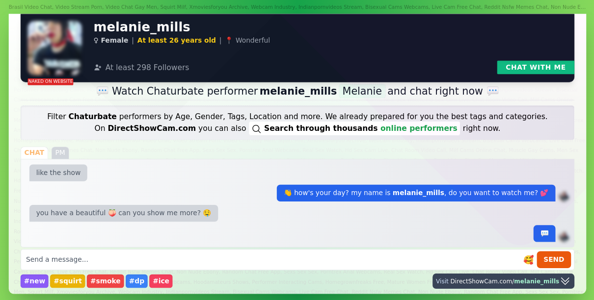 melanie_mills chaturbate live webcam chat