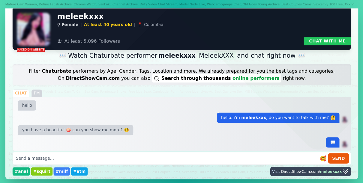 meleekxxx chaturbate live webcam chat