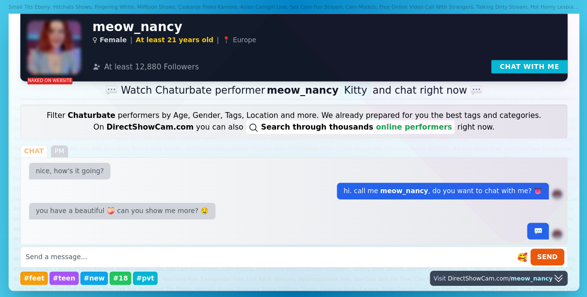 meow_nancy chaturbate live webcam chat