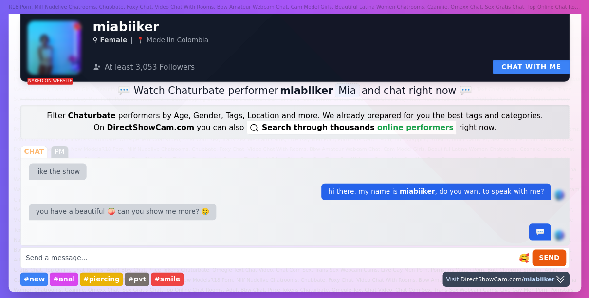 miabiiker chaturbate live webcam chat