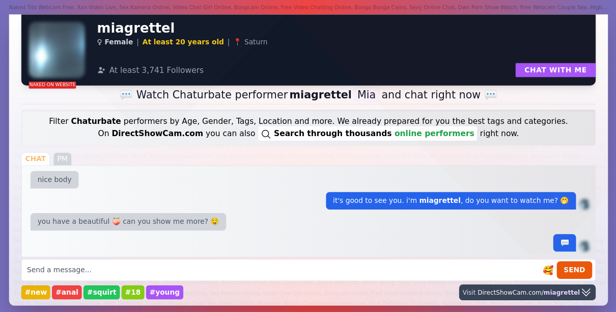 miagrettel chaturbate live webcam chat