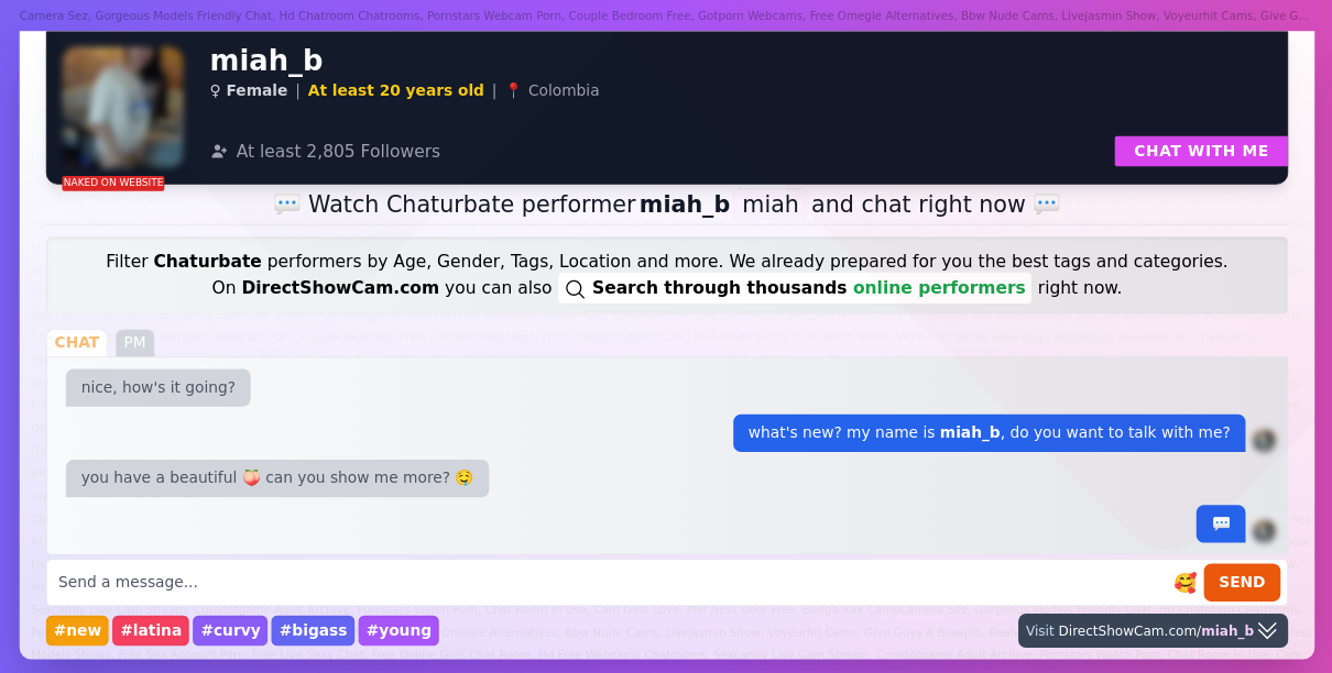 miah_b chaturbate live webcam chat