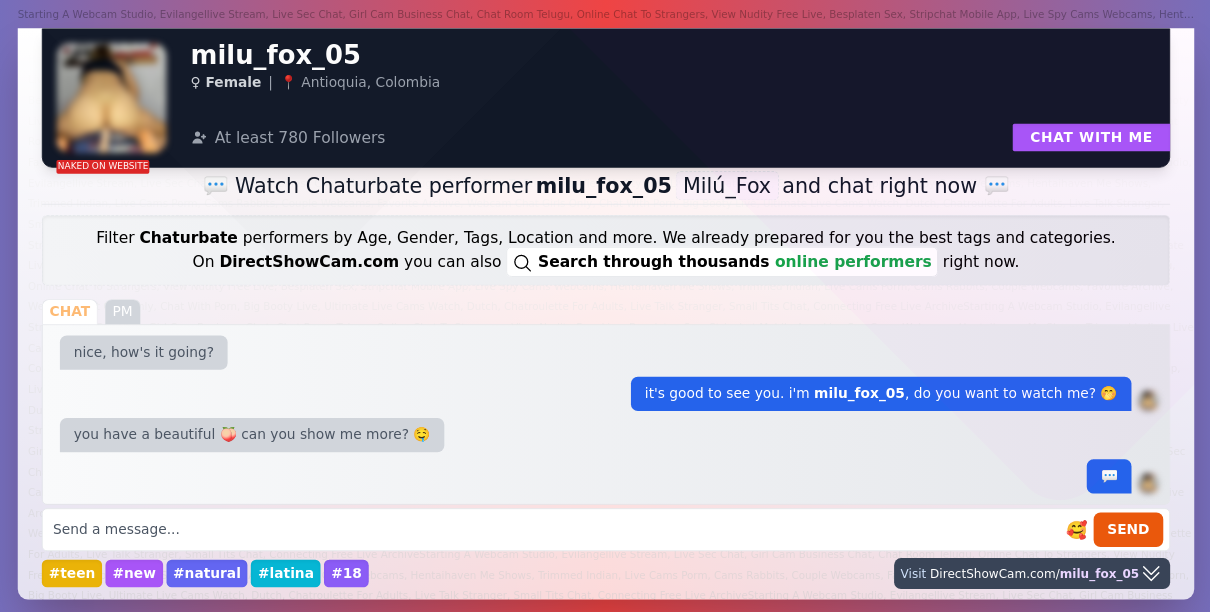 milu_fox_05 chaturbate live webcam chat