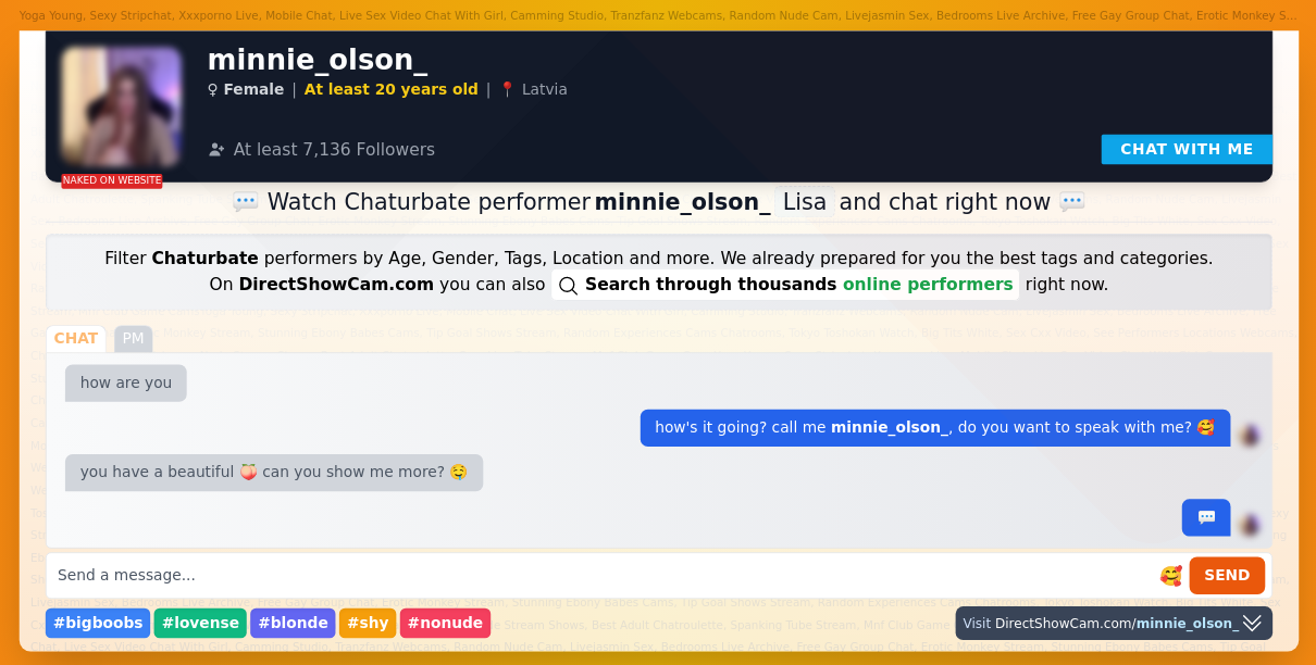 minnie_olson_ chaturbate live webcam chat